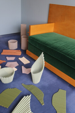  Juliette Berthonneau 3D weaving, textile, pleat, color & pattern design