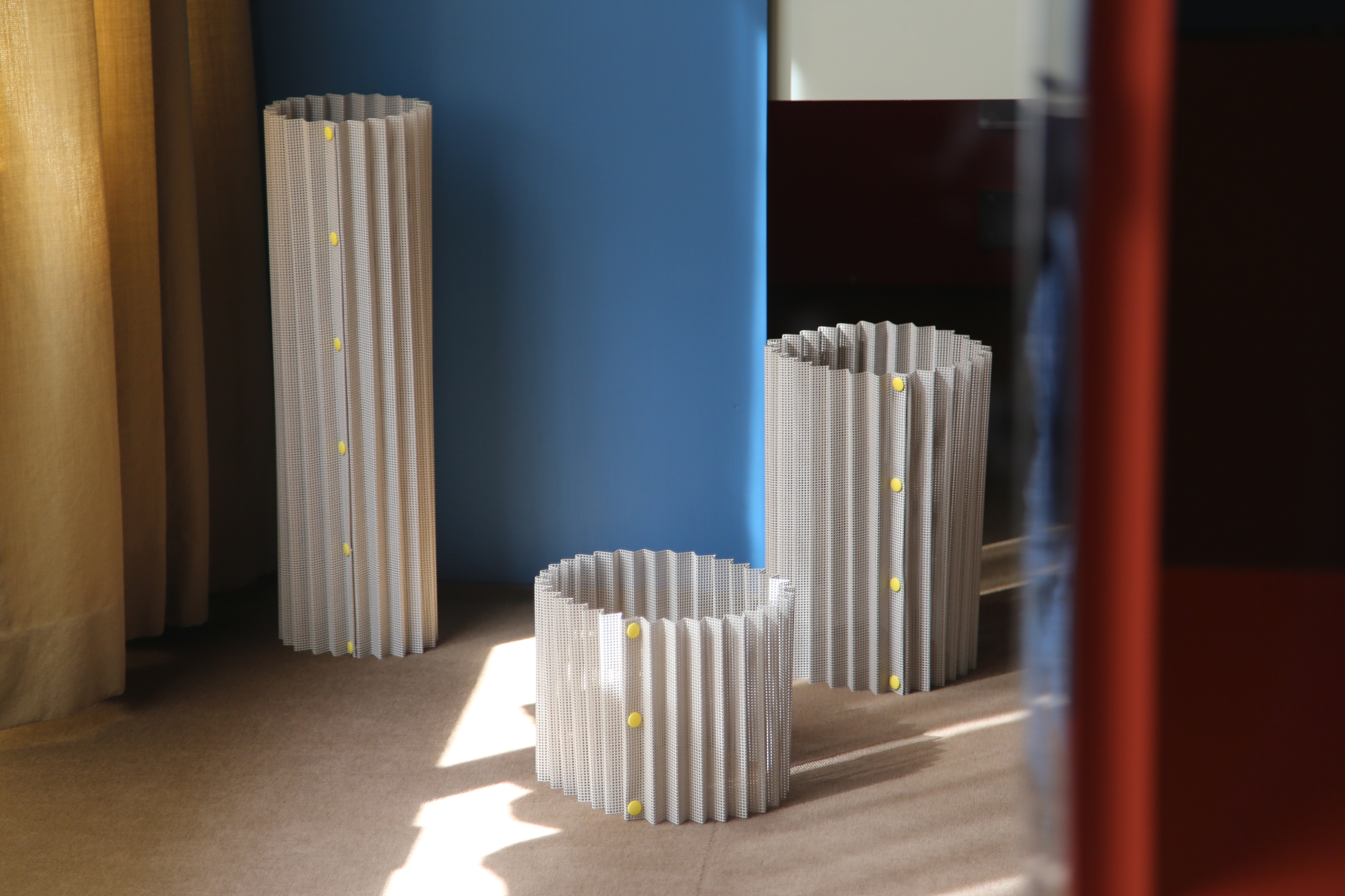  Juliette Berthonneau 3D weaving, textile, pleat, color & pattern design