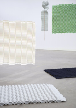  Juliette Berthonneau 3D weaving, textile, pleat, color & pattern design