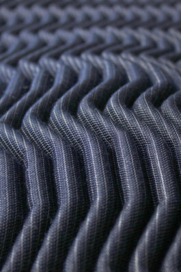  Juliette Berthonneau 3D weaving, textile, pleat, color & pattern design