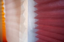  Juliette Berthonneau 3D weaving, textile, pleat, color & pattern design