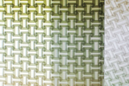  Juliette Berthonneau 3D weaving, textile, pleat, color & pattern design