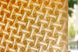  Juliette Berthonneau 3D weaving, textile, pleat, color & pattern design