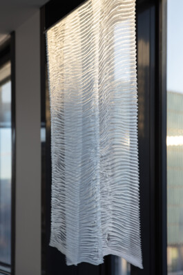  Juliette Berthonneau 3D weaving, textile, pleat, color & pattern design