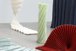  Juliette Berthonneau 3D weaving, textile, pleat, color & pattern design