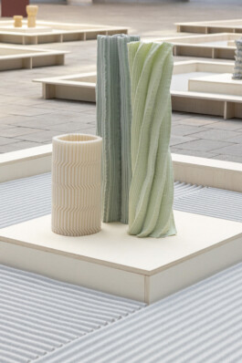  Juliette Berthonneau 3D weaving, textile, pleat, color & pattern design